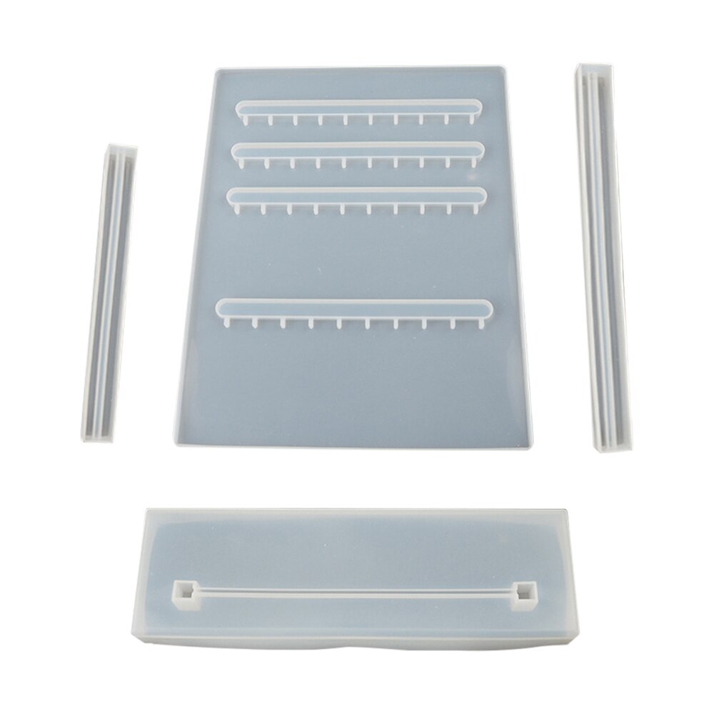 1 zestaw Diy kryształ spadek klej biżuteria stojak robić przechowywania formy kolczyki kolczyki wisiorek stojak robić przechowywania i ekspozycji silikonowe zestaw Formularz