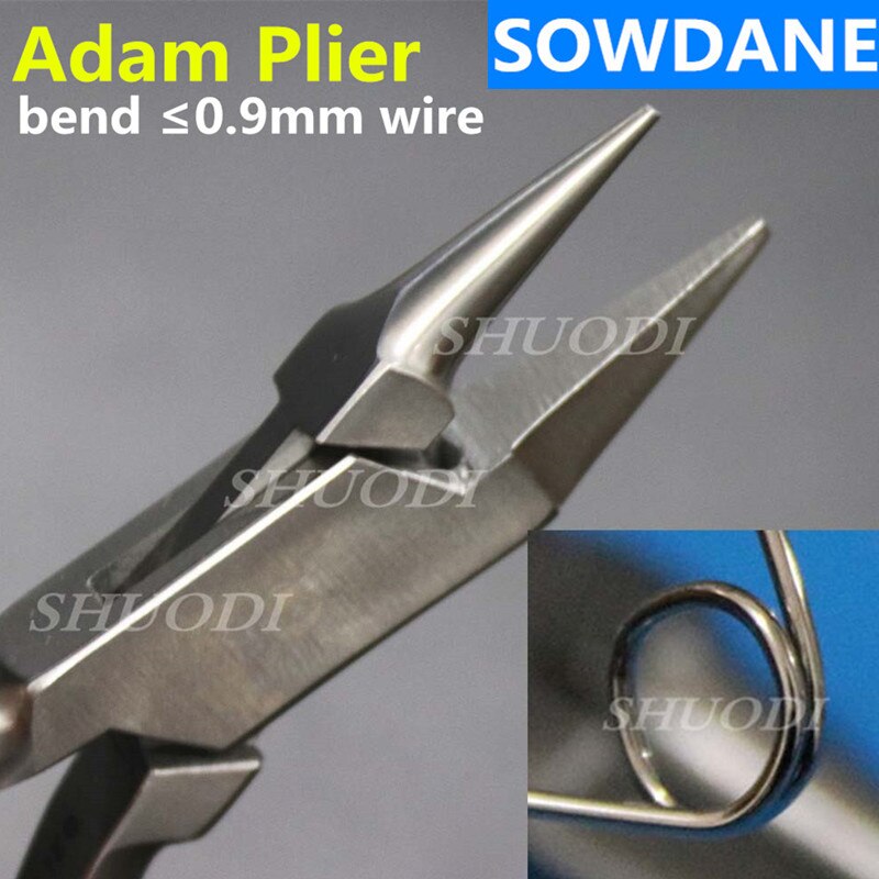 Zahn Kieferorthopädische Werkzeug Labor Labor Schleife Bildet Draht Biegen Zange Schleife bilden Biegen Forcep Instrument Zahnarzt Implantat Werkzeug: F max Pro 0.9mm Kabel
