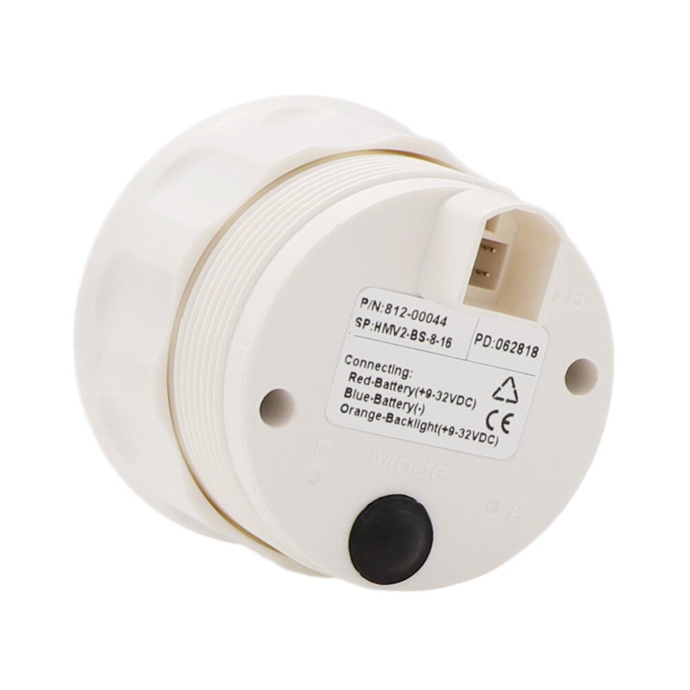 7 colores de luz de fondo de coche barco medidor de voltaje impermeable IP 67 voltímetro 8 ~ 16 V pantalla ajuste motocicleta coche barco