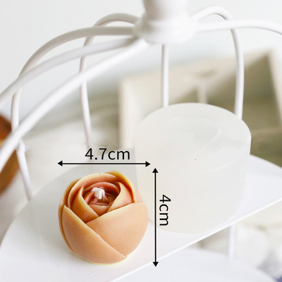 Tulip Flower shape Soap Moulds 3D Silicone Mold Soap Making DIY Wedding Cake Mold Cupcake Jelly Candy Deco Craft Baking Tools: Default Title
