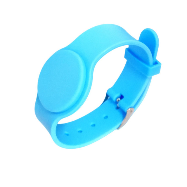 1Pcs 13.56MHz Adjustable RFID Waterproof Soft Wristband Silicone Bracelets NFC Smart S50 1K IC Key Keyfob Card