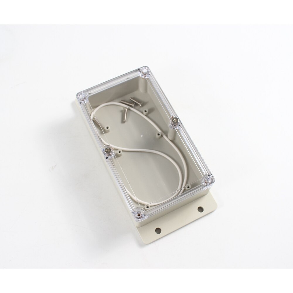 158x90x40mm Waterproof Plastic Enclosure Box Outdoor Cable Connection Wire Junction Electrical Project Case ABS IP65 158*90*40mm: Clear Cover Mounted