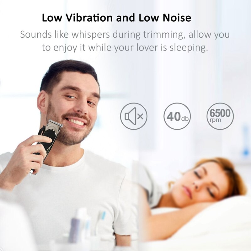 Vgr V-095 kit clippers de cabelo recarregável aparador de corte de cabelo clipper barba aparador de cabelo para homens e mulheres plugue da ue