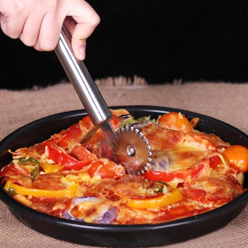 Stainless Steel pizza cutter Pastry Pizza Wheels Cutters Pancake Food Cutter Wheel Slicer Blade Knife Pizza Tools Kitchen Tools