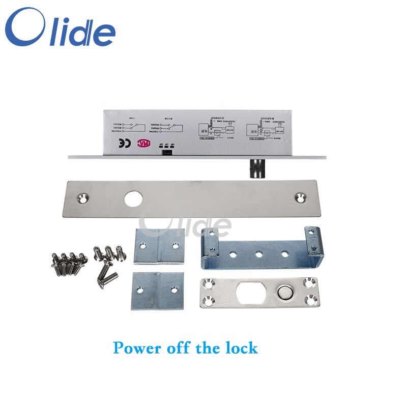 DC12V/DC24V Deur Elektrisch Slot Voor Toegangscontrole Systeem Lock Vertragingstijd Is Instelbaar, Auto Deur Elektrisch Slot