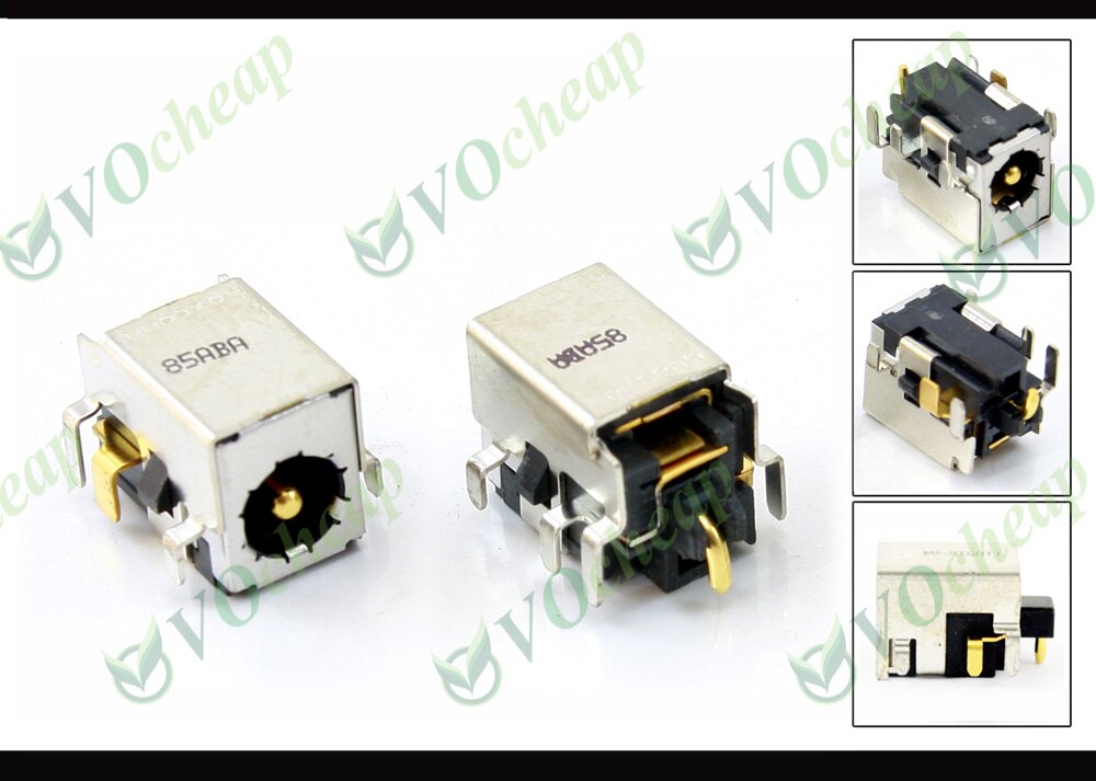 5x Notizbuch Laptop DC Energie Jack (goldene Stift) für HP Compaq NX6110 NC6110 NX6120 NC6120 NX8200 NC8200 stecker buchse-PJ020