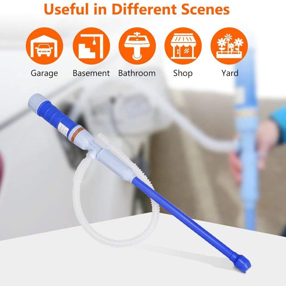 Liquid Fuel Transfer Siphon Pumps Battery Operated and Portable for Fuel Oil Water Fish Tank TP899