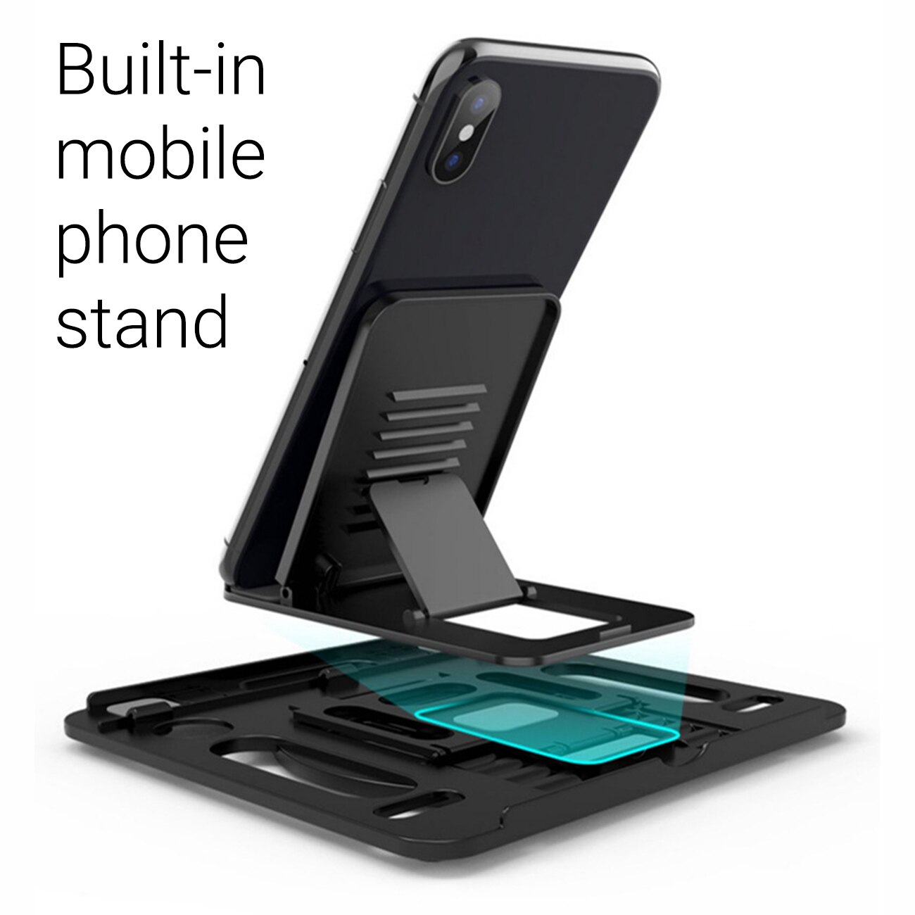 Laptop Computer Stand adjustable Fan Foldable Computer Bracket for 14 -15.6 inch Computers