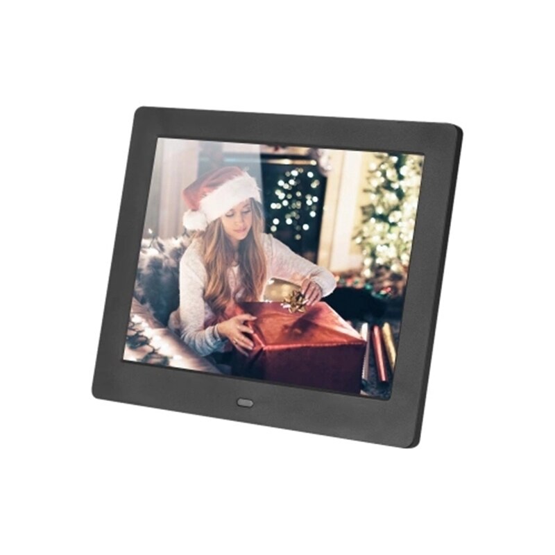 8 Inch Eletronic Picture Photo Album LED Screen Simple Digital Photo Frame Support 2.4G Wireless Remote Control Clock Music Vide