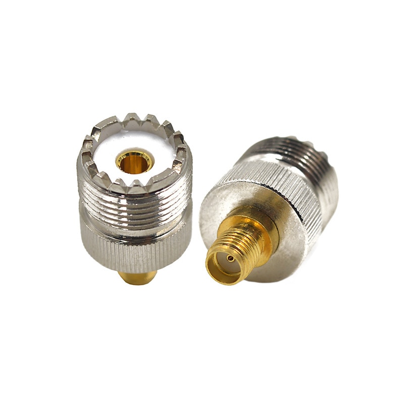 5 Stuks Rf Adatper SO239 SL16 Uhf Vrouwelijk Naar Sma Vrouwelijke Jack Converter Straight Voor Baofeng UV5R UV-5RE Plus Radio antenne Adapter