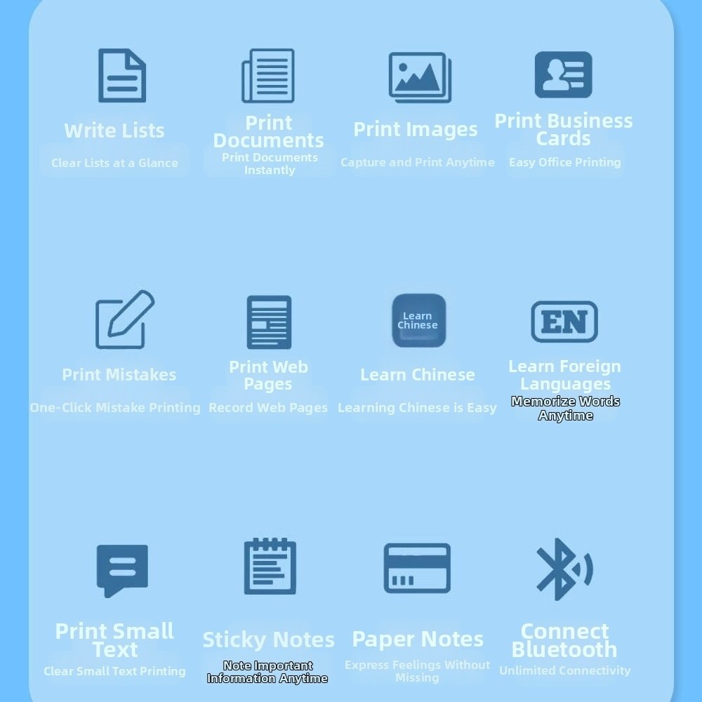 Portable Thermal Printer Lightweight Mini Wireless Bluetooth Printer Cat Shaped Pocket Thermal Label Printer Student