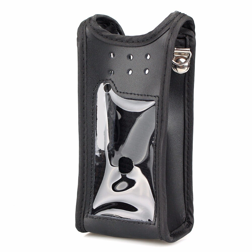 Walkie talkie Holster RT82 Geval Lederen Draagtas Houder Voor TYT MD Retevis RT82 vhf uhf dual band DMR radio accessoires