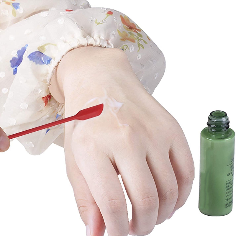 Mini spatule à Double tête en Silicone créative, ensemble de 4 pièces de spatule à confiture, ensemble de 4 pièces de spatule cosmétique