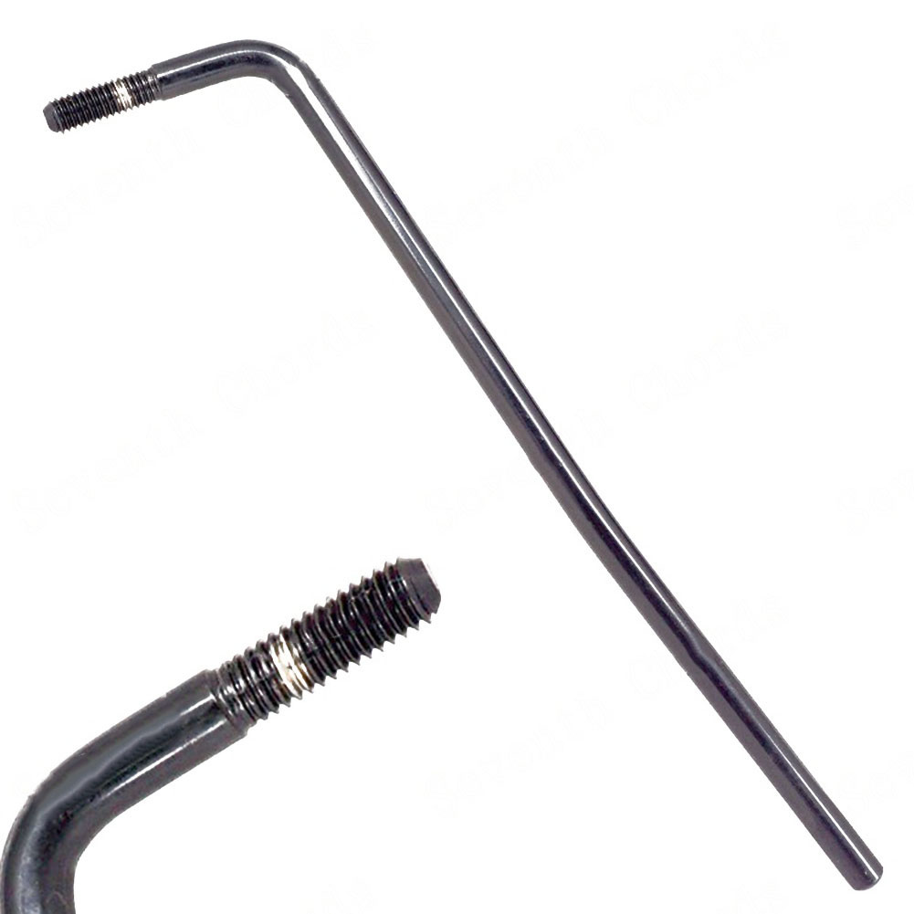 Wkręcane ramiona Tremolo Whammy Bar 6MM 3 kolory można wybrać akcesoria do instrumentów strunowych 17x4x2cm metal trwały praktyczny: WHITE