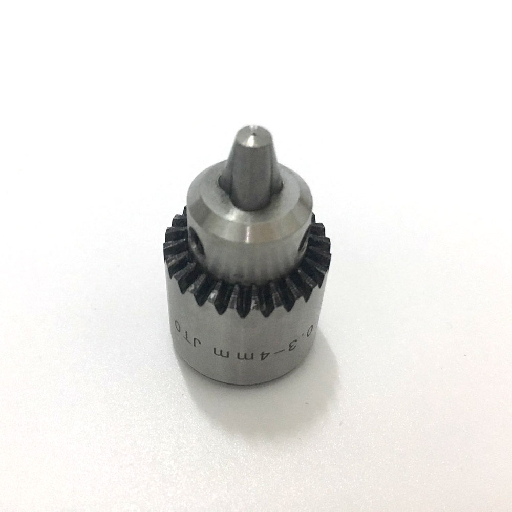Mini Micro Elektrische Boor Chuck 0.3 ~ 4mm JT0 + Motor As Connector 5mm