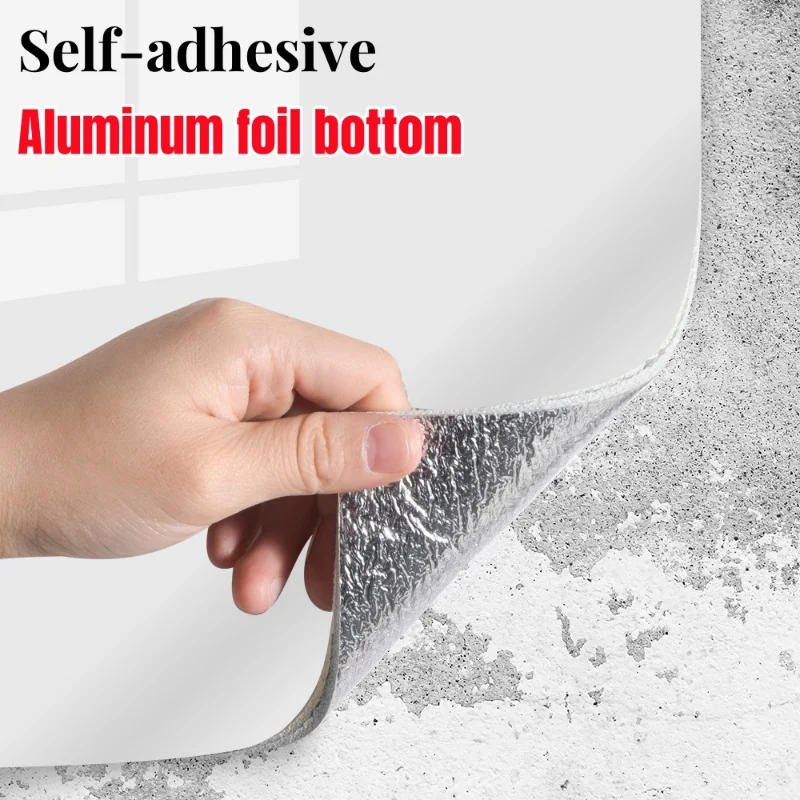 Papel tapiz de mármol de imitación de 10/5/3 metros, paredes del dormitorio, pegatinas de pared de azulejos de cerámica sintética autoadhesivas, papel de pared grueso para decoración del hogar