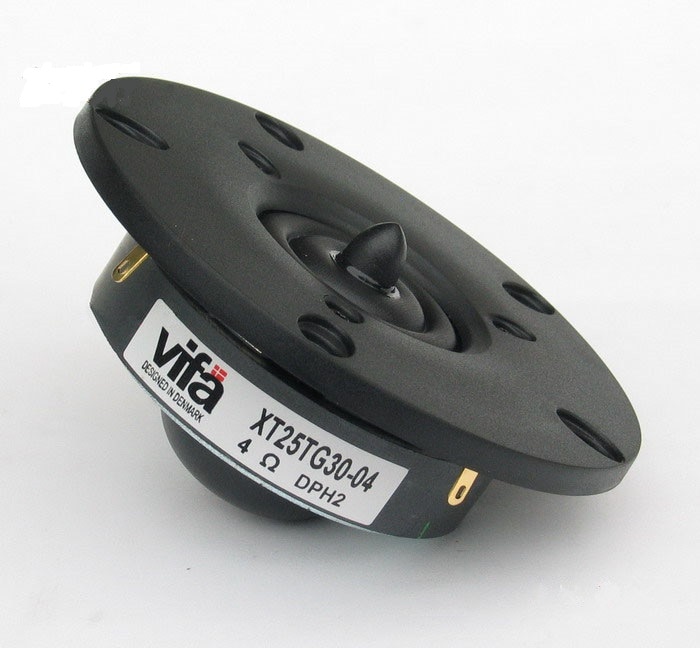 2 stk original vifa  xt25 tg 30-04 4 & #39 ;& #39 ; hi-fi-serien hjemme/bil audio diy sort membran diskanthøjttaler driver enhed 4 ohm /100w