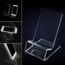 Acrylic Business Card Rack Business Card Clip Display Supplies Stationery Office Bracket Z8V6