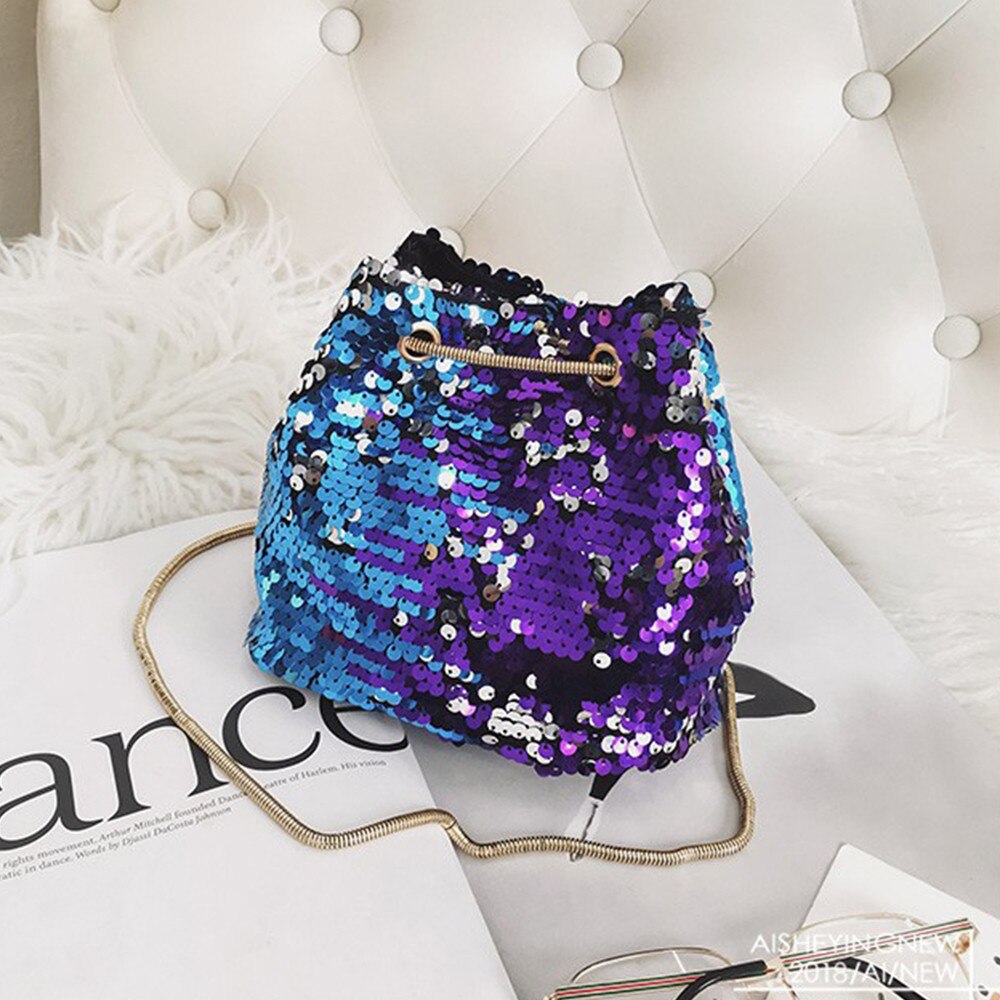 Transer Pailletten Schulter Tasche Frauen Bling Shiny Glitter Pailletten Funkelnde Schulter Taschen Handtasche Größere Kapazität # LL