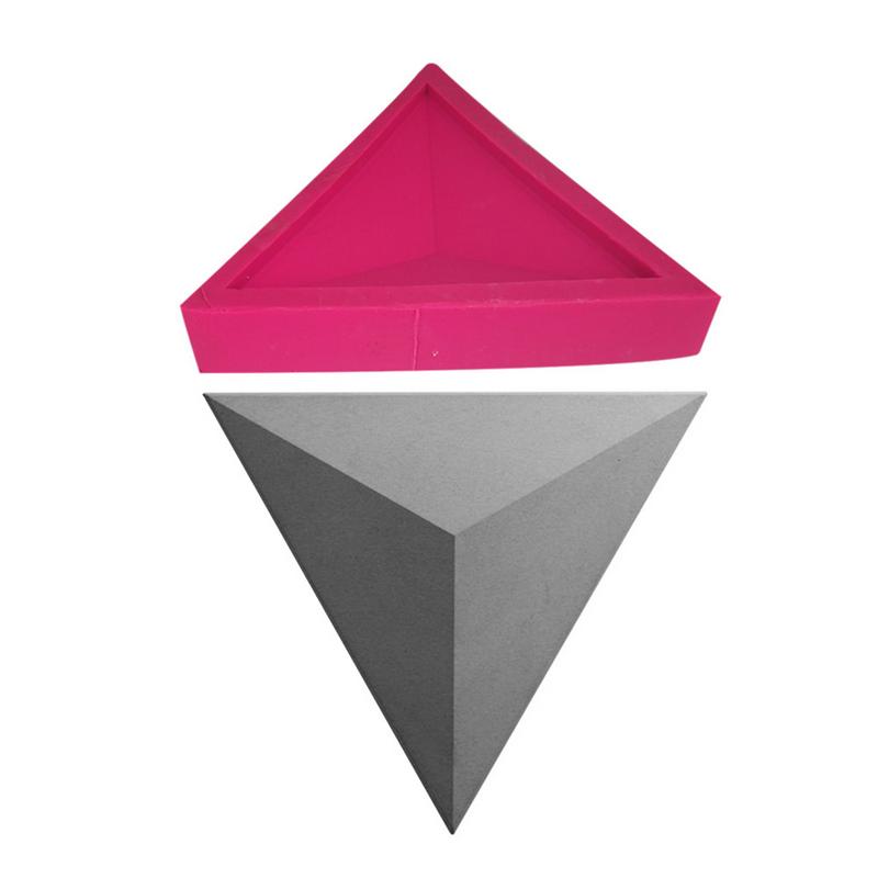 Geometrisk vegg betong veggformer tv bakgrunn dekorasjon vegg murstein tidligere silikon tidligere til diy vegg stein fliser håndverk: Abk 2039
