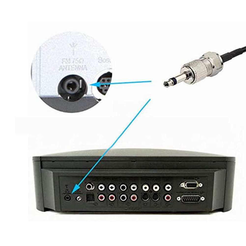 Versteckte selbstklebende Montage AM FM Radio Antenne Female Head To TV 3,5 Mono FM Schafhorn Antenne für Fahrzeug Auto LKW SUV