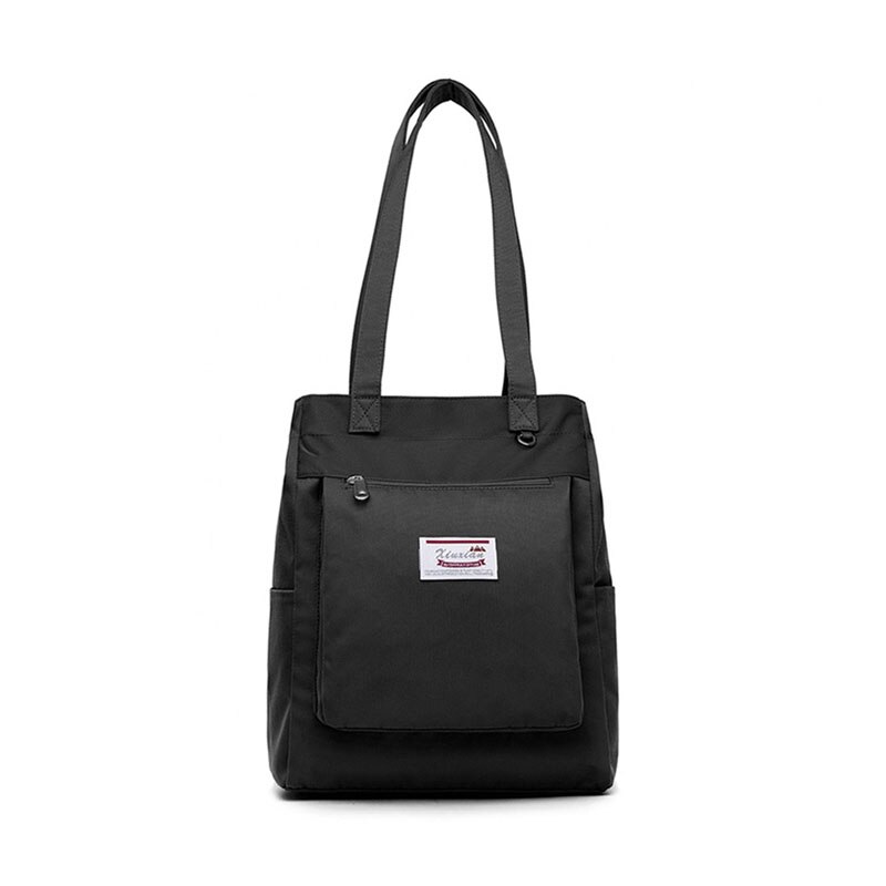 Hylhexyr 14 / 15.6 -zoll-schultertasche, computertasche, einkaufstasche, stoßfest, laptoptasche, leicht, großes fassungsvermöGen: Schwarz / (30cm <maximale länge< 50cm)