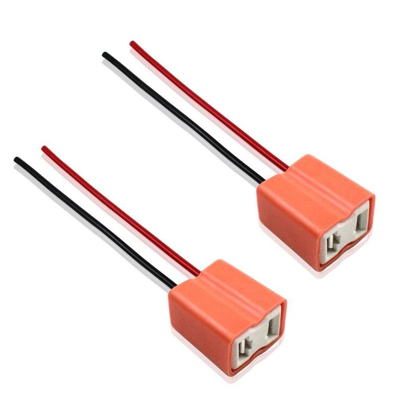 H7 headlight lamp holder ceramic car H7 socket ceramic bulb holder connector car conversion cord plug