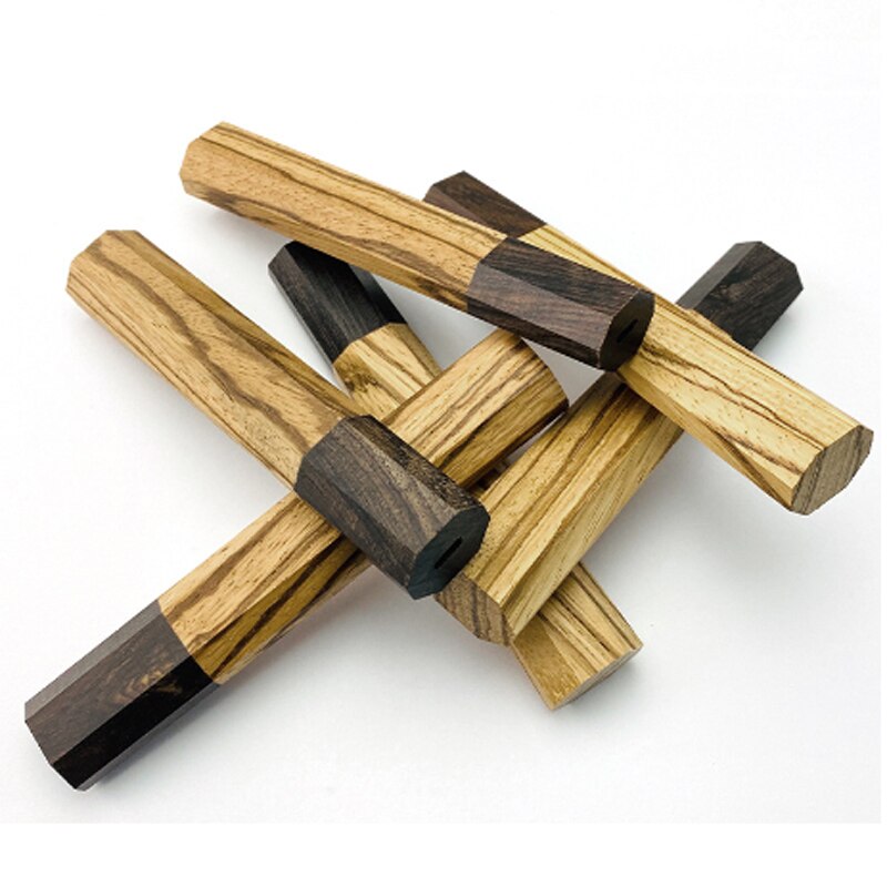 Achteckiges Messergriff-Zubehör für DIY-Kochschneider Ich bin japanischen Stil, Messergriff, Fischmessergriff, Ersatzgriffherstellung