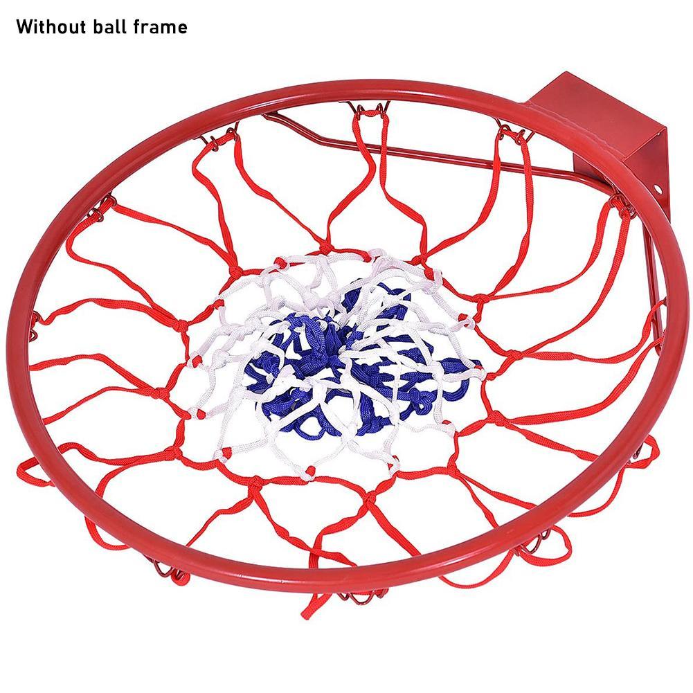 Standaard basketbalnet Nylon dikke draad Drie kleuren universeel basketbalnet Mesh vervangend basketbalnet