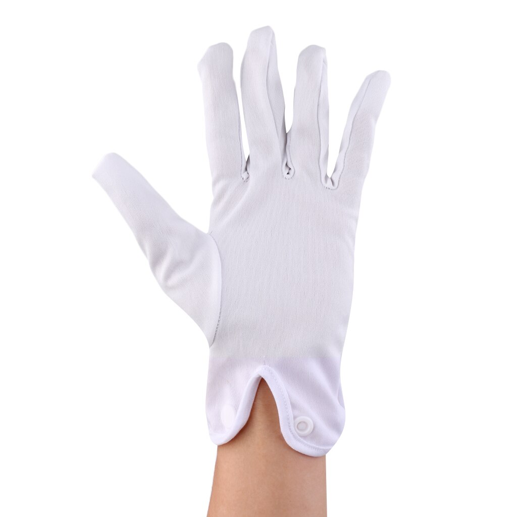 2 pièces gants blancs pour Snooker piscine arbitre taille unique convient à la plupart