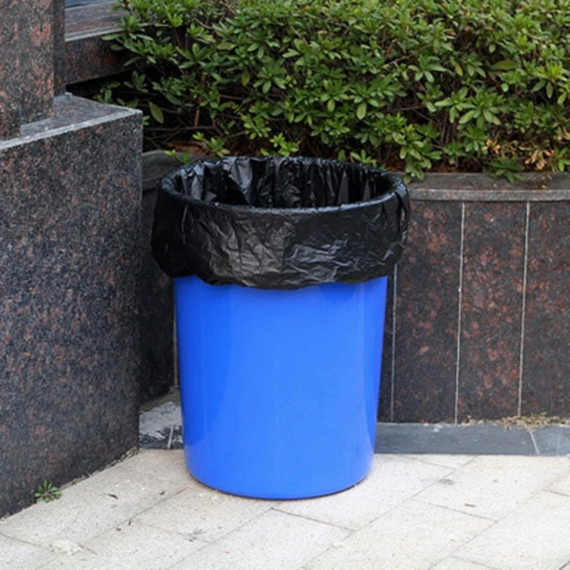 50 stk. store, svarte søppelsekker, tykke, hotellposer, eiendomsforvaltning, kjøkkenavfall, oppbevaring, store søppelsekker