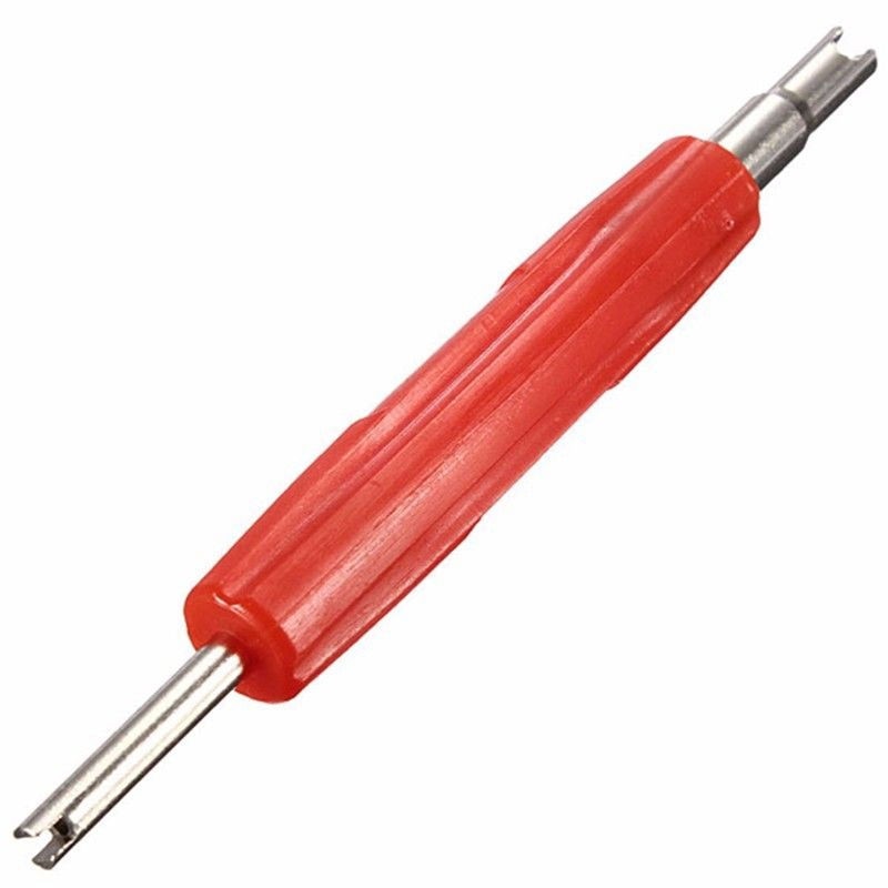 Herramientas de instalación/extracción de núcleo de vástago de válvula de neumático de coche de doble extremo, llave de núcleo de válvula de neumático de bicicleta y camión, 1 unidad, nueva