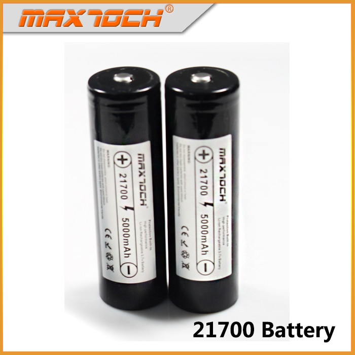MAXTOCH 21700 Batterij 5000 mAh Beschermd Mobiele Een Paar Bescherming 21700 Batterij 2 stuks