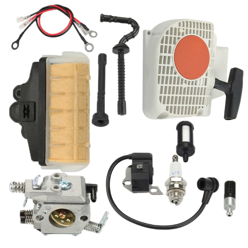 Kit de carburateur Ture Up pour Stihl MS230 MS250 021 023 025 MS210, démarreur à bougie de recul, filtre à Air, bobine d'allumage