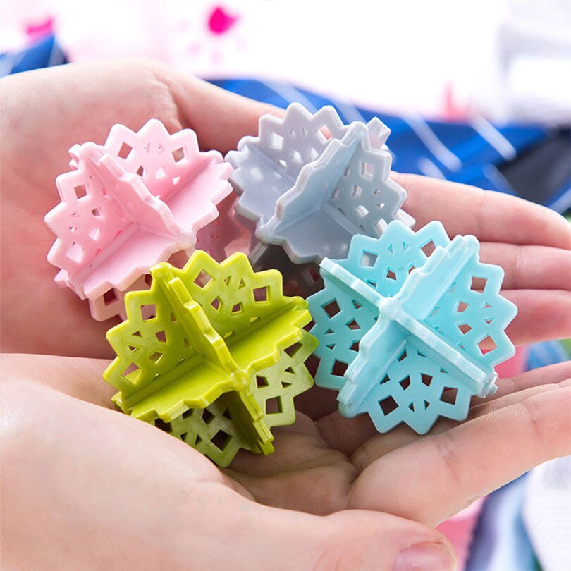 4pcs Magic Hair Removal Laundry Ball Washing Machine Hair Removal Device Clothes Cleaning Balls washing machine cleaner #4M20: Default Title