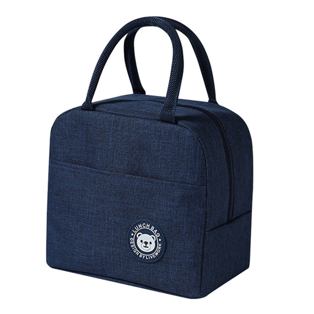 Vrouwen Lunch Voedsel Box Zak Geïsoleerde Thermische Voedsel Picknick Lunch Tassen Voor Vrouwen Kids Mannen Cooler Tote Lancheira: C