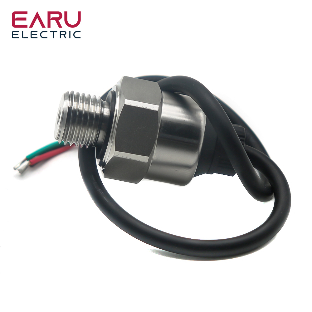 Drucksensor-Absender für Wasser, Öl, Kraftstoff, Gas, Luft, G1/4, 5 V, Keramik-Sensor, Edelstahl, 0,5 MPa, 1,2 MPa, Wandler
