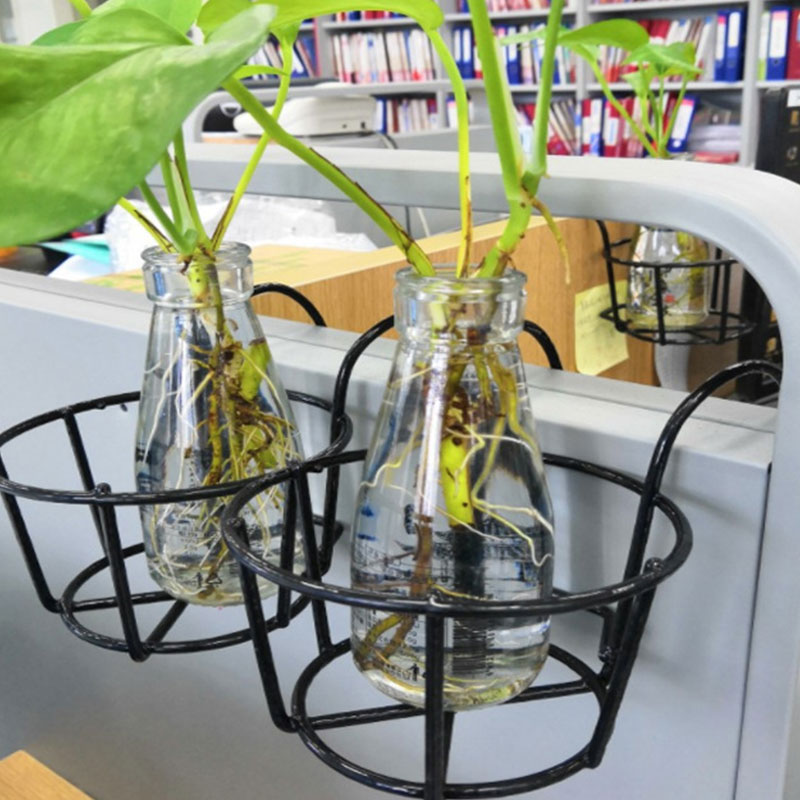 Ronde bloempot rek balkon hangende planten ijzeren rekken planten hangende bloemenrek tuinbenodigdheden plank rek tuin