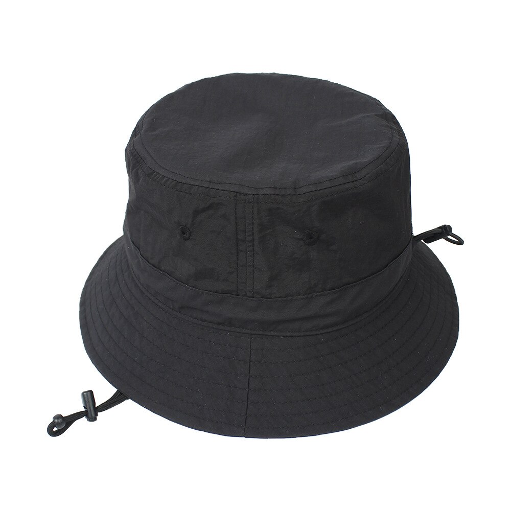 Cappello da sole Anti-UV a visiera larga a tesa larga con corda antivento pieghevole portatile da donna cappello da pescatore estivo cappello da pesca all&#39;aperto: B