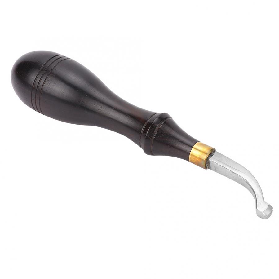 1Pc Stainless Steel Leather Craft Edge Creaser Press Handle Tool Leather Edge Creaser Edge Creaser Shallow Groove Craft Edge