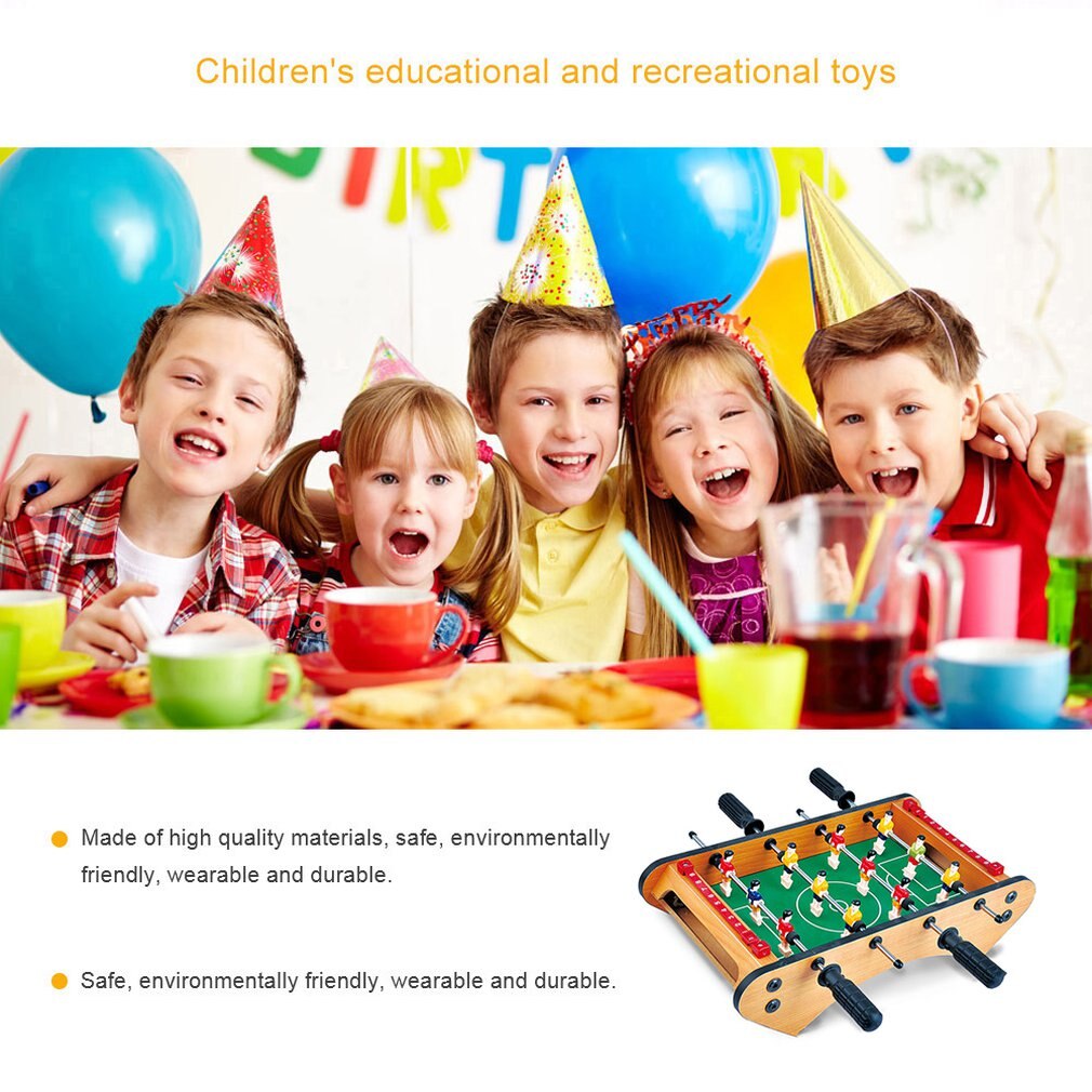 Mini Mesa de Futbolín de mesa portátil, juego de fútbol de mesa con 2 bolas y portero de puntuación para adultos y niños