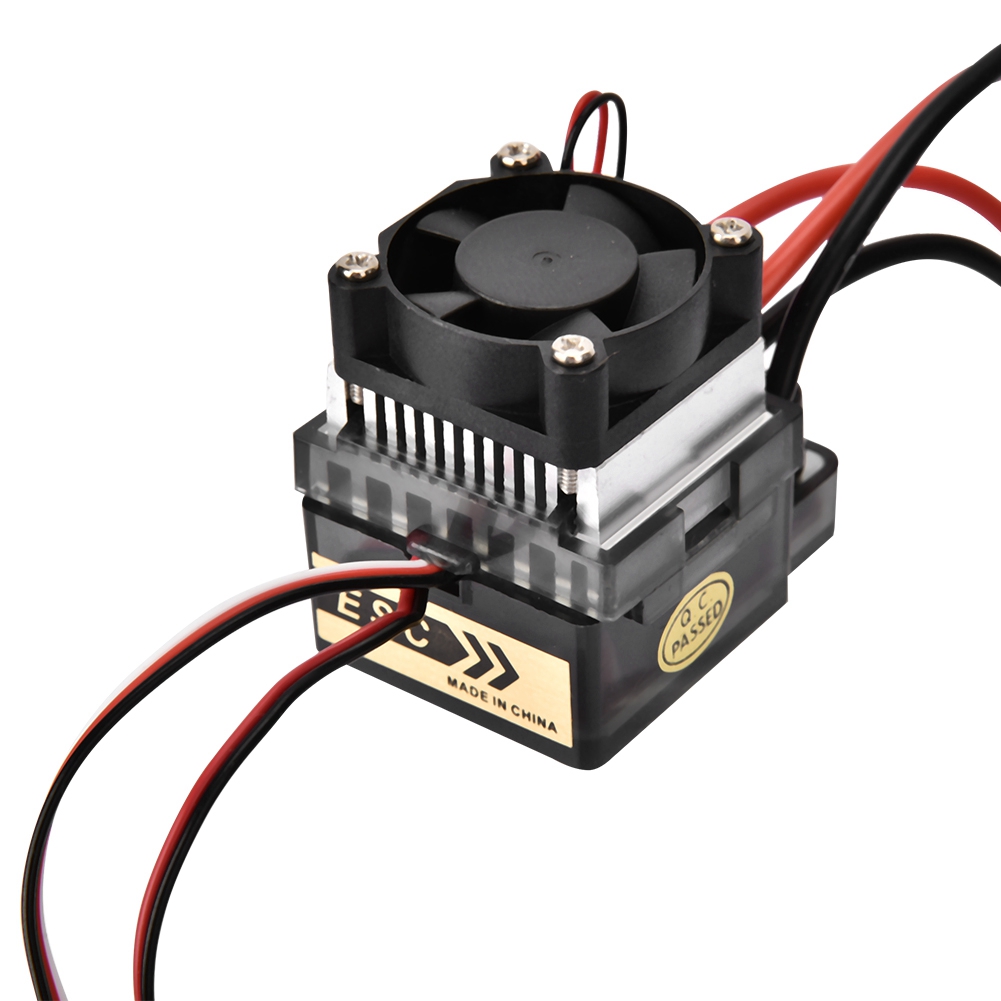 Alto Voltaje 6-16,8 V 320A controlador de velocidad ESC cepillado impermeable ventilador eléctrico cepillado Motor ESC para RC camión Buggy barco