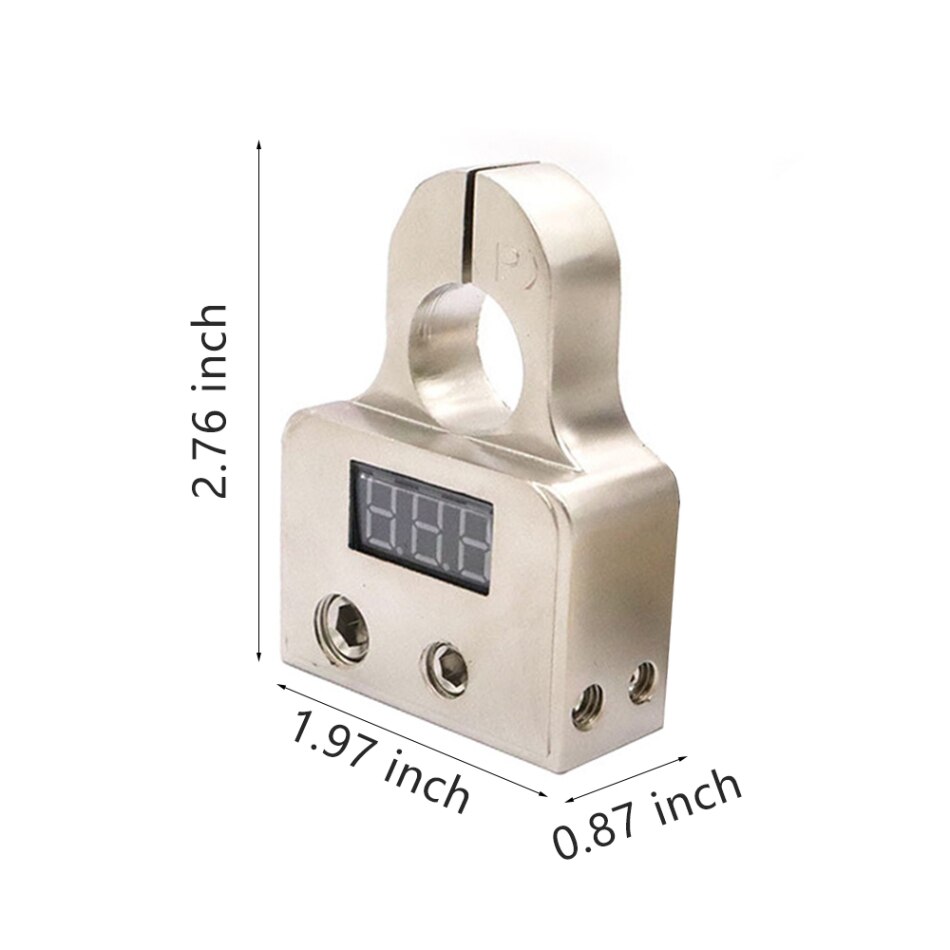 Car Battery Terminal Positive /negative Car Battery Connector Battery Caps Terminal Connector Battery Post Clamp Gold-plated