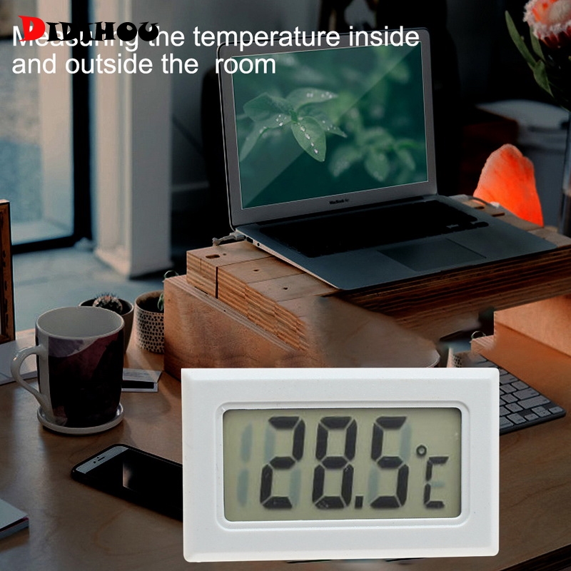 Didihou digitalt lcd-termometer temperaturmåler akvarietermometer med sonde