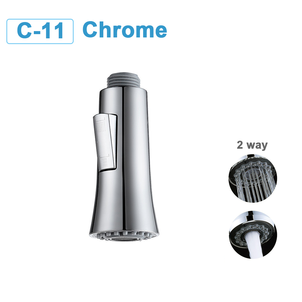 Simple-deals Modern Pull Down Kitchen Faucet - 2-Way Sprayer Spout, 1-Handle Deck Mount