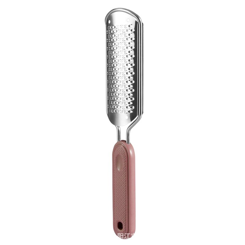Ponceuse professionnelle pour les pieds, outil de pédicure, en acier inoxydable, enlève les callosités et les peaux mortes, râpe remplaçable, coupe exfoliante: Brown