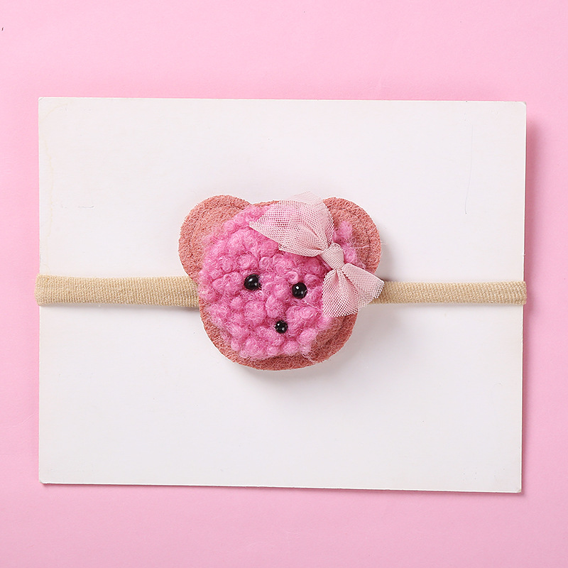 Niños sombreros bebé diadema de nailon Super suave diadema de flores para bebés accesorios para bebé accesorios de bebé niña: 1