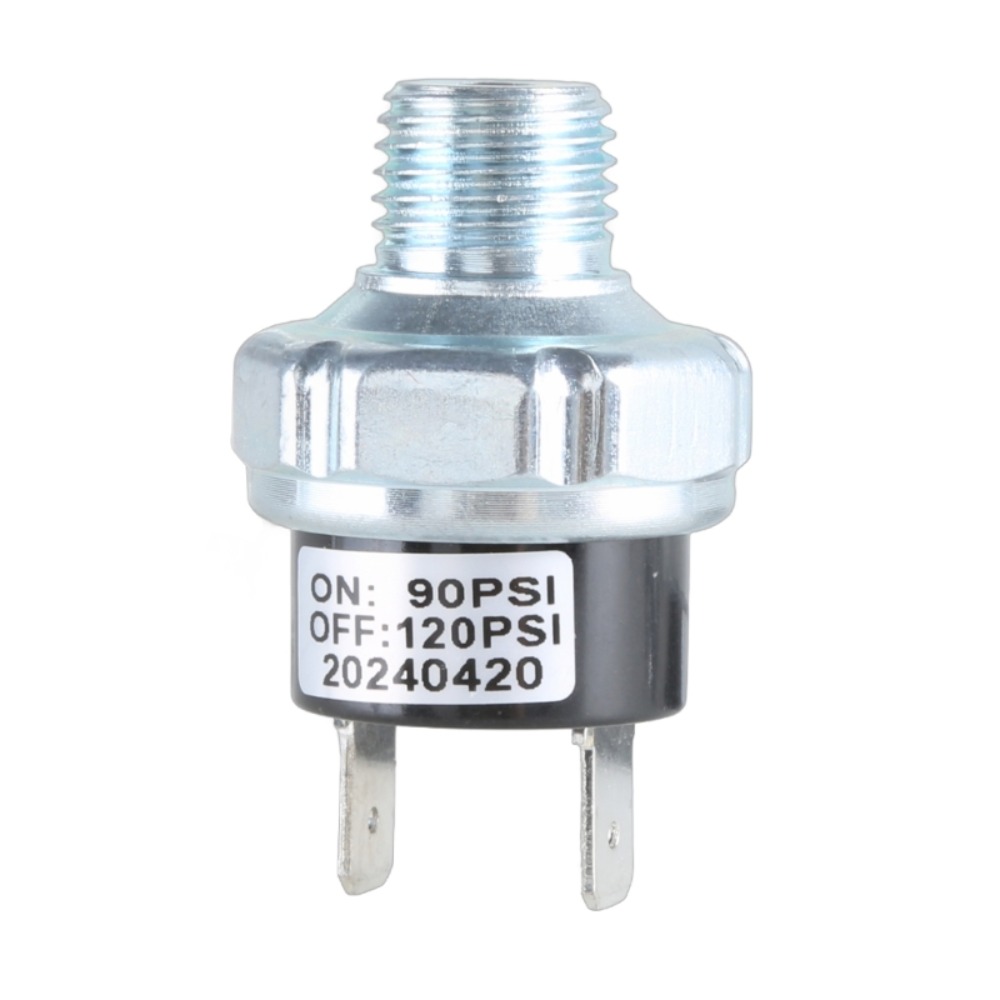 70-100/90-120/110-140PSI Luftdruckschalter 1/4" NPT 12V/24V Luftkompressorschalter Druckschalter: Schokolade