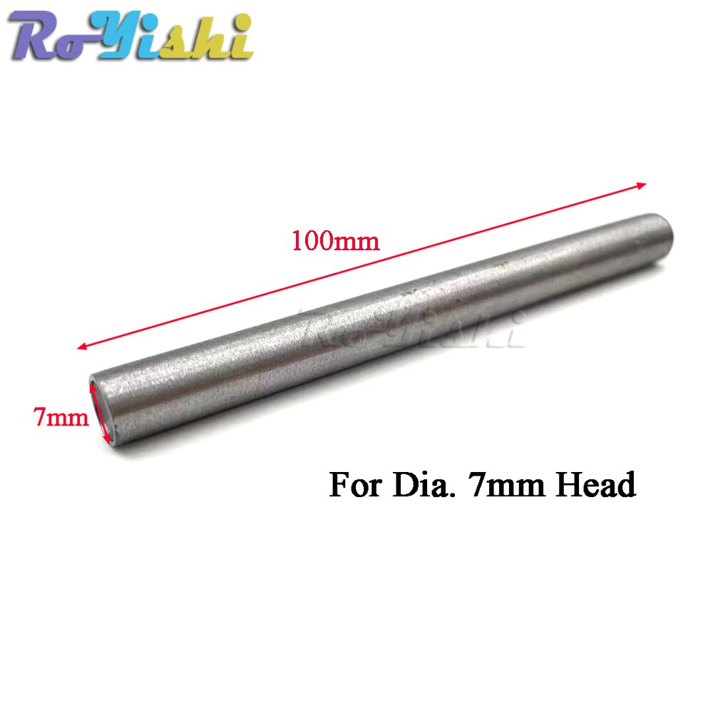 Double cap rivets setting tool single cap snap rivet punch setter hand tool Steel spike studs for leather craft garment shoe DIY: 7mm