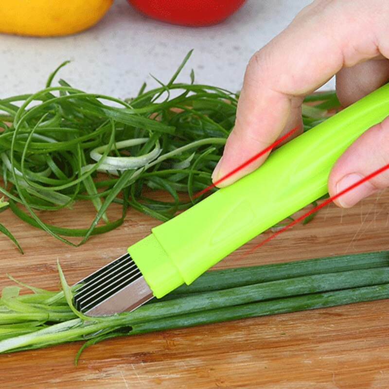 Stainless Steel Green Onion Slicer Shredder Cutter Vegetable Scallion Shred Cut Tool For kitchen tools gadgets